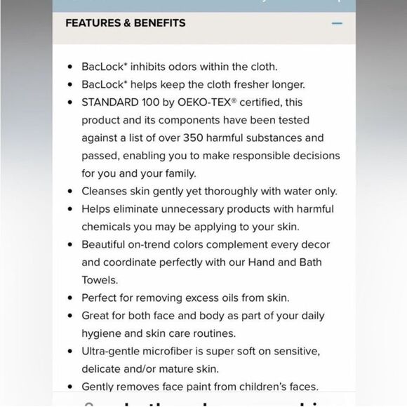 Norwex Face and Body Cloths Set of 3 Marine NWT - Picture 6 of 10